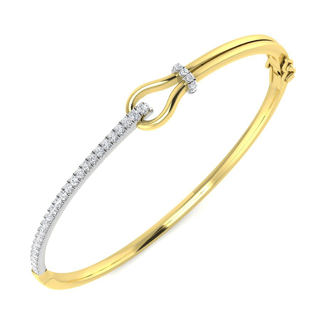 SBK1047 — Bangle - 9k Two Tone