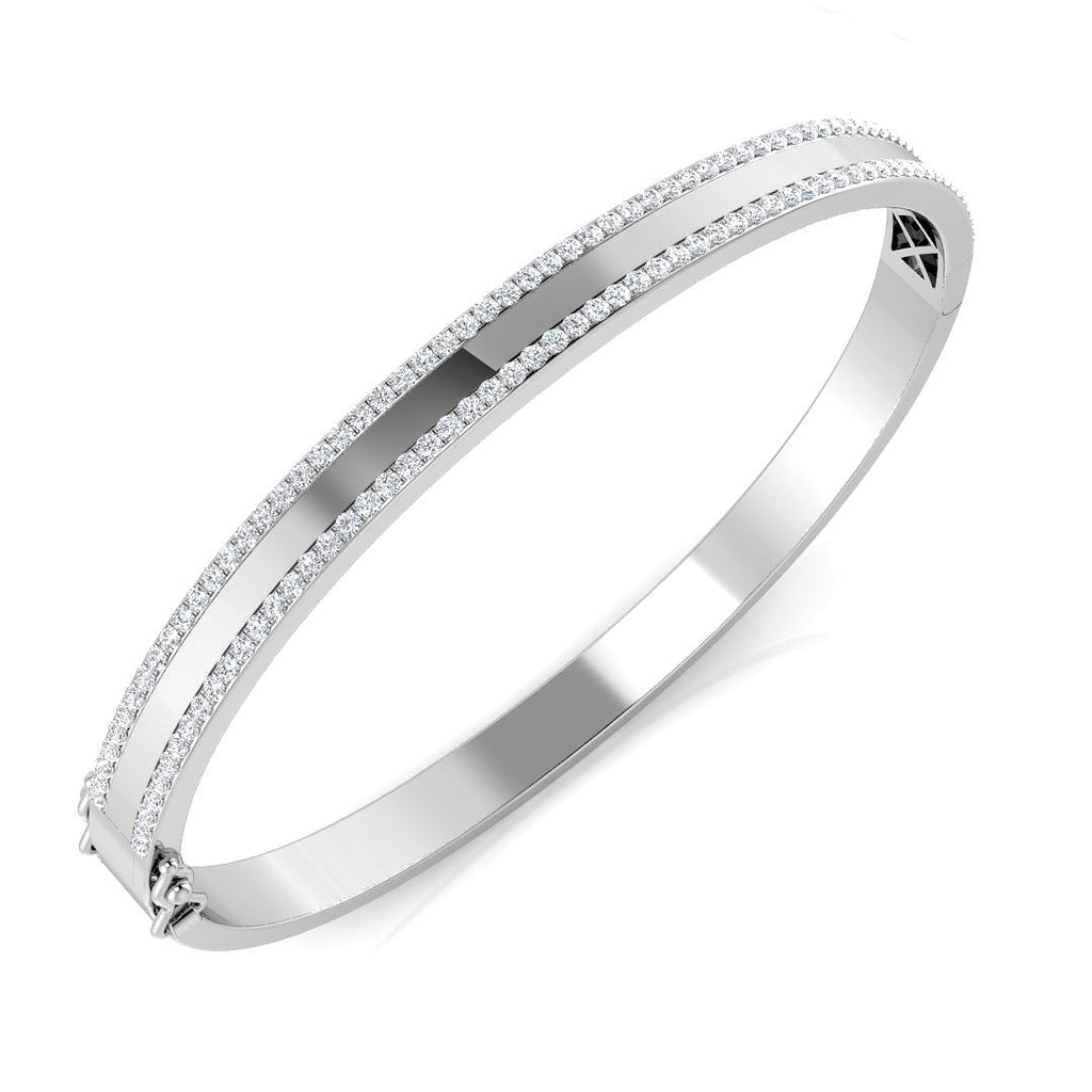 SBK1049 — Bangle - 9k White Gold