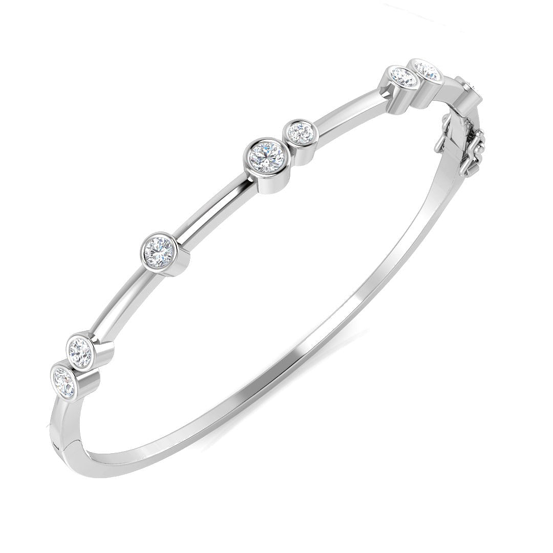 SBK1059 — Bangle - 9k White Gold