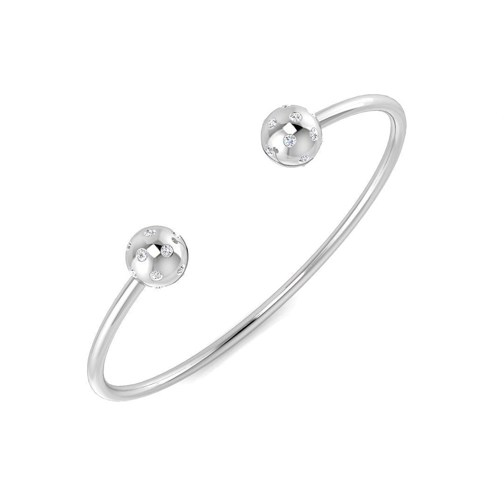 SBK1113 — Bangle - 9k White Gold