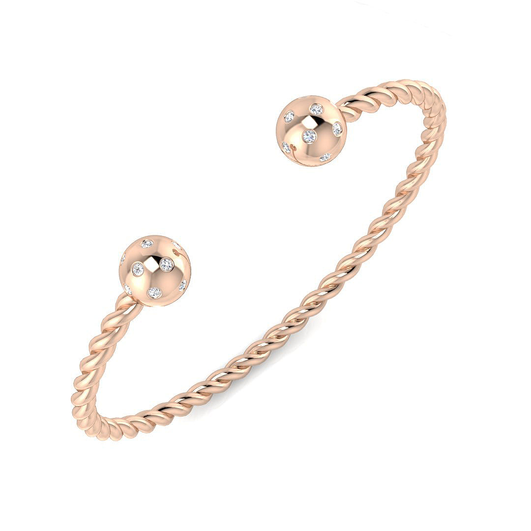 SBK1084 — Bangle - 9k Rose Gold