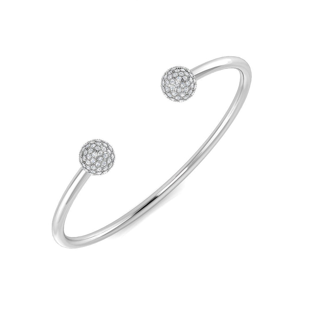 SBK1086 — Bangle - 9k White Gold