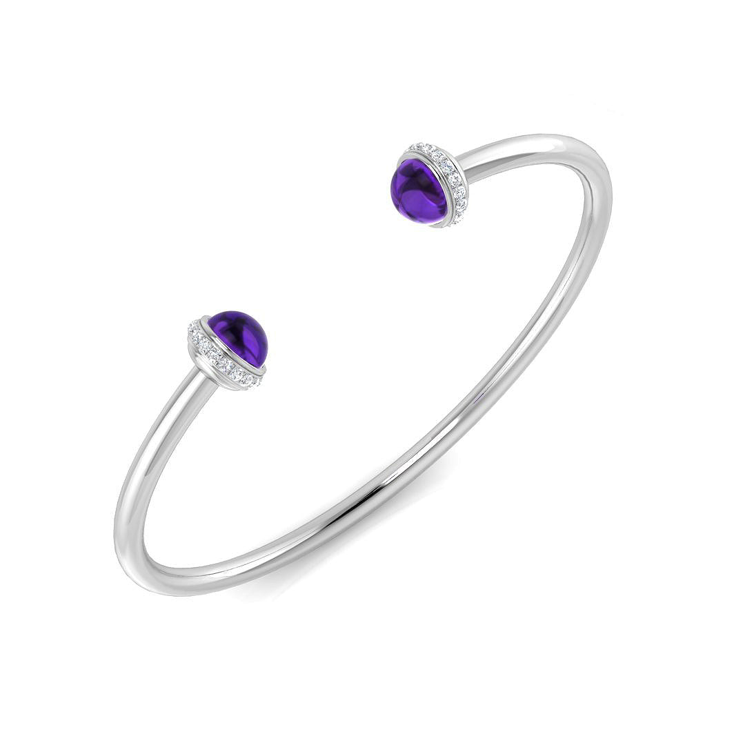 SBK1100 — Bangle - 9k White Gold