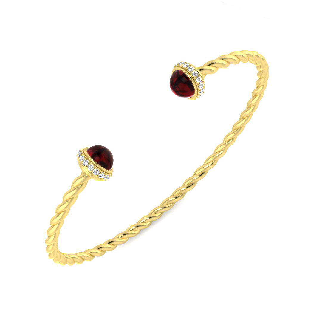 SBK1088 — Bangle - 9k Yellow Gold