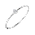 SBK1092 — Bangle - 9k White Gold