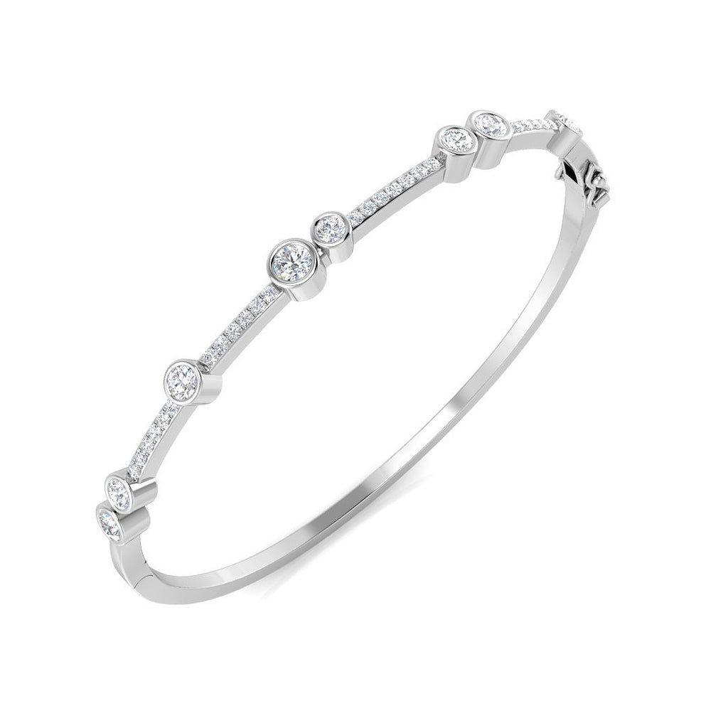 SBK1094 — Bangle - 9k White Gold
