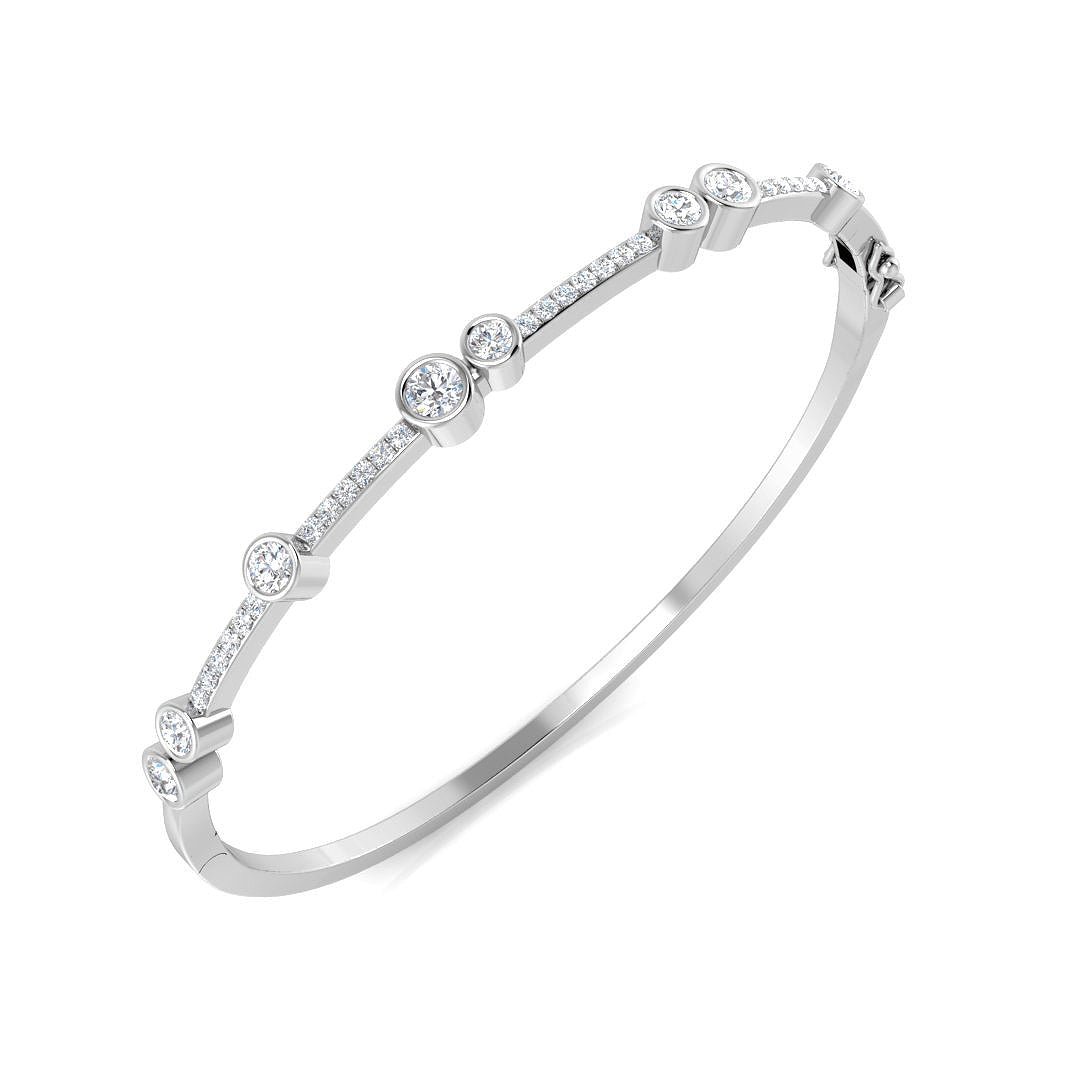 SBK1094 — Bangle - 9k White Gold