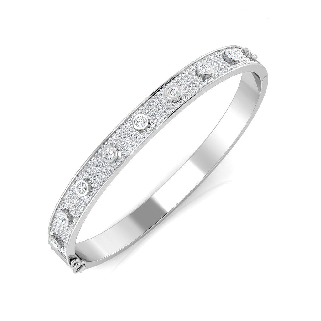 SBK1096 — Bangle - 9k White Gold
