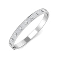 SBK1096 — Bangle - 9k White Gold
