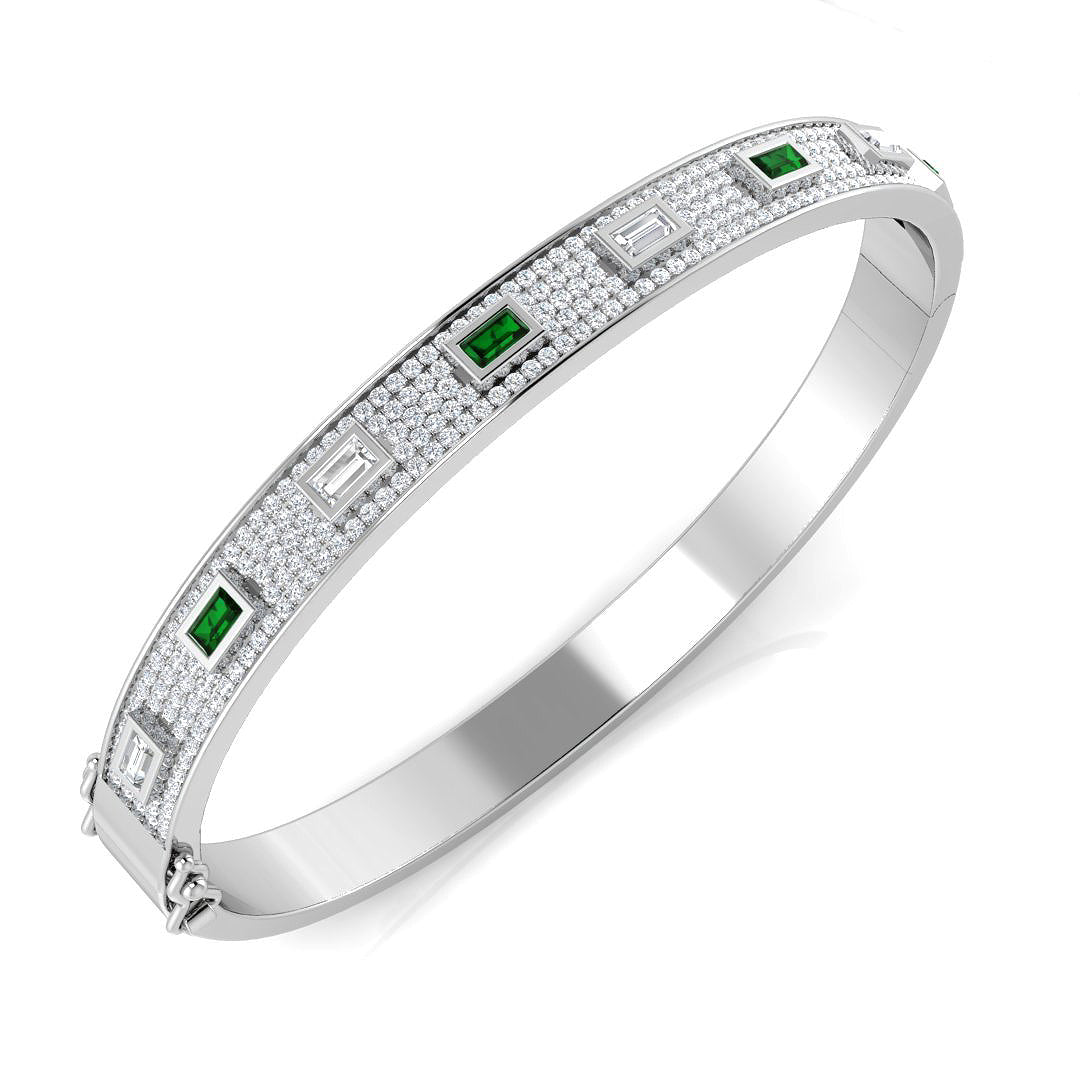 SBK1097 — Bangle - 9k White Gold