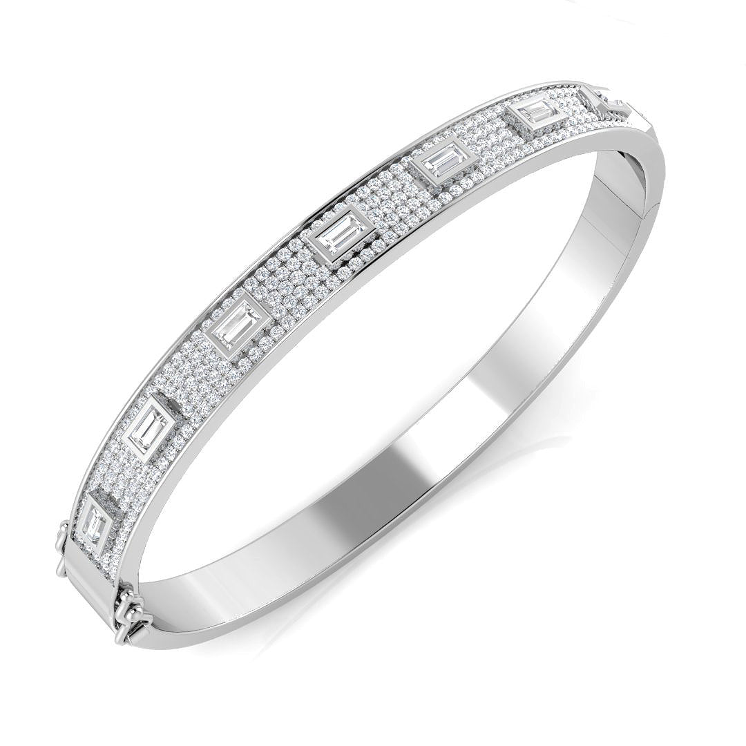 SBK1097 — Bangle - 9k White Gold
