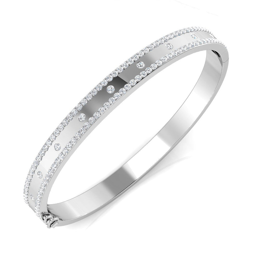 SBK1102 — Bangle - 9k White Gold