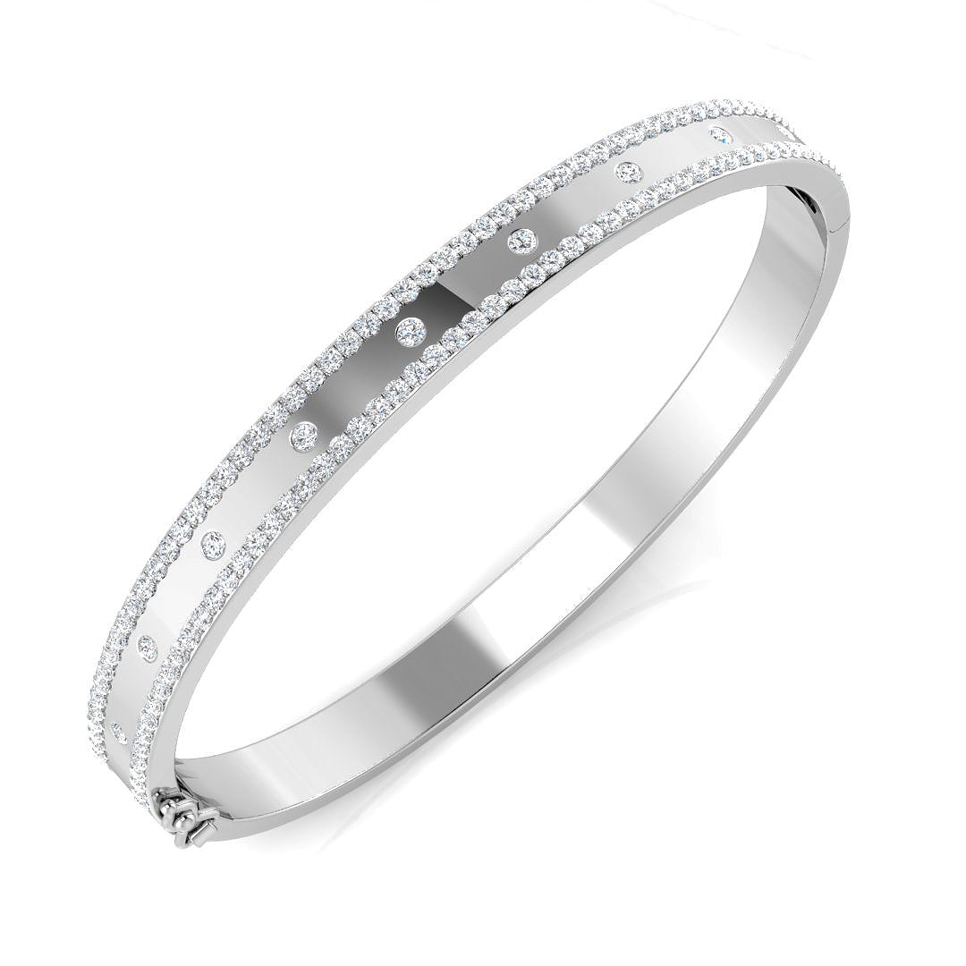 SBK1102 — Bangle - 9k White Gold