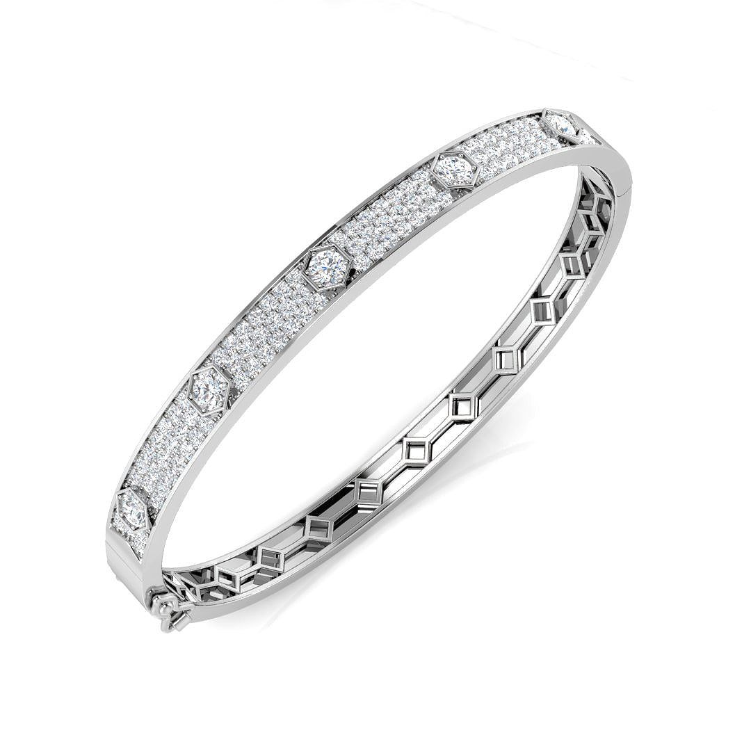 SBK1109 — Bangle - 9k White Gold