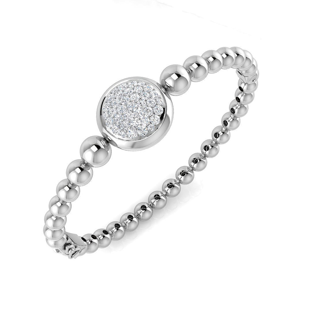 SBK1142 — Bangle - 9k White Gold