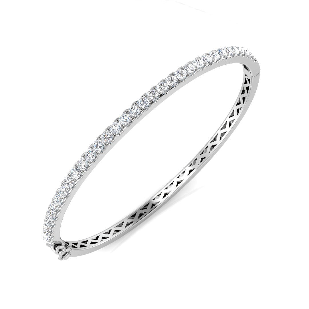 SBK1144 — Bangle - 9k White Gold