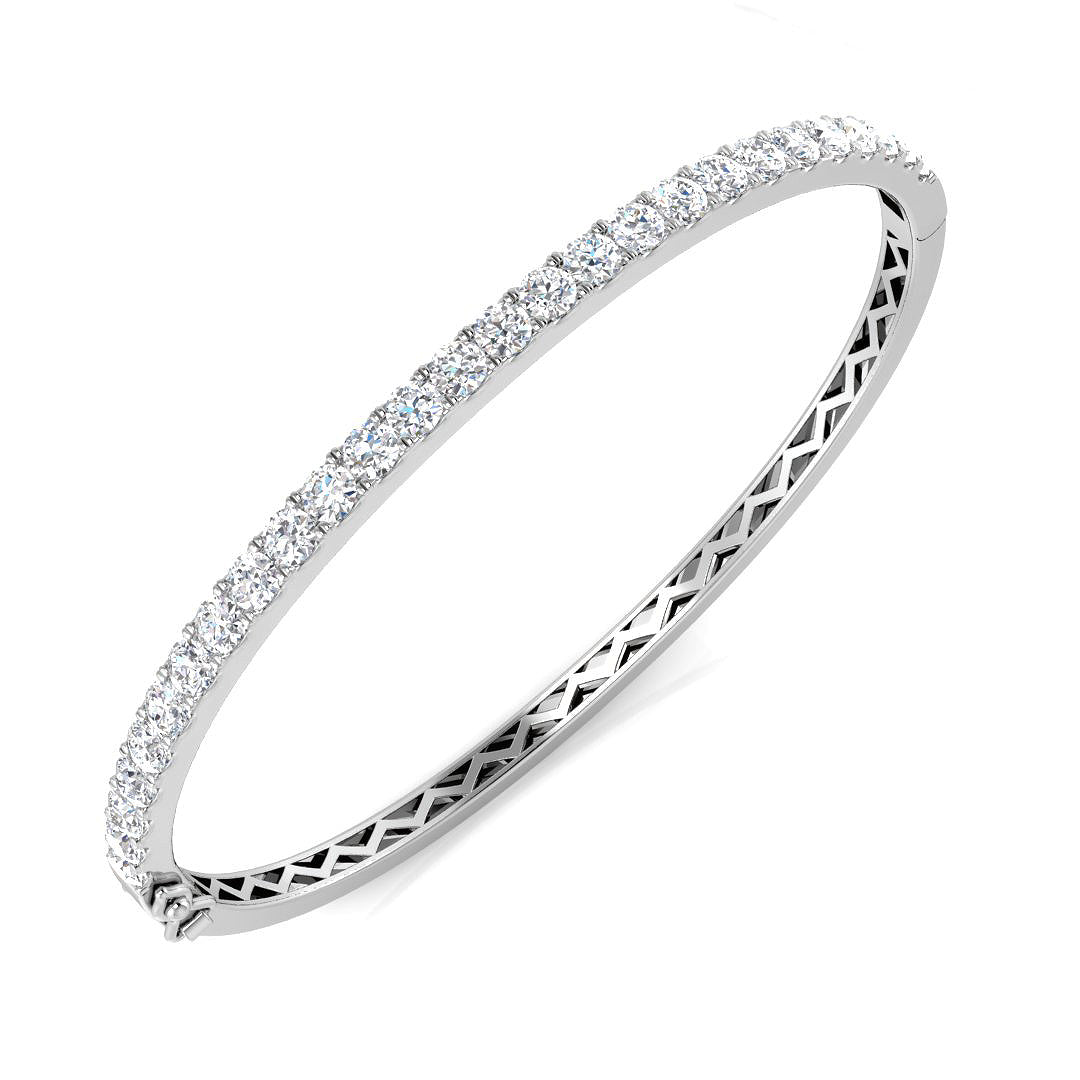 SBK1145 — Bangle - 9k White Gold