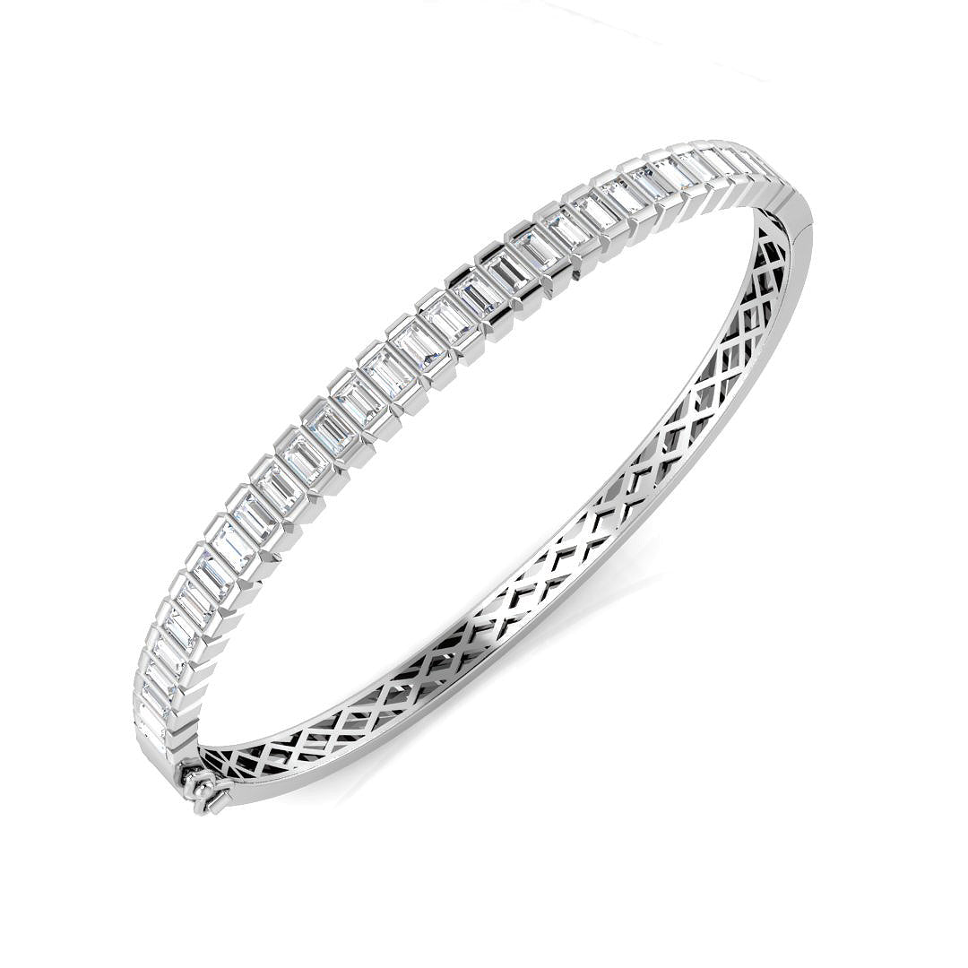 SBK1148 — Bangle - 9k White Gold
