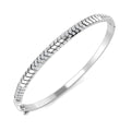 SBK1173 — Bangle - 9k White Gold