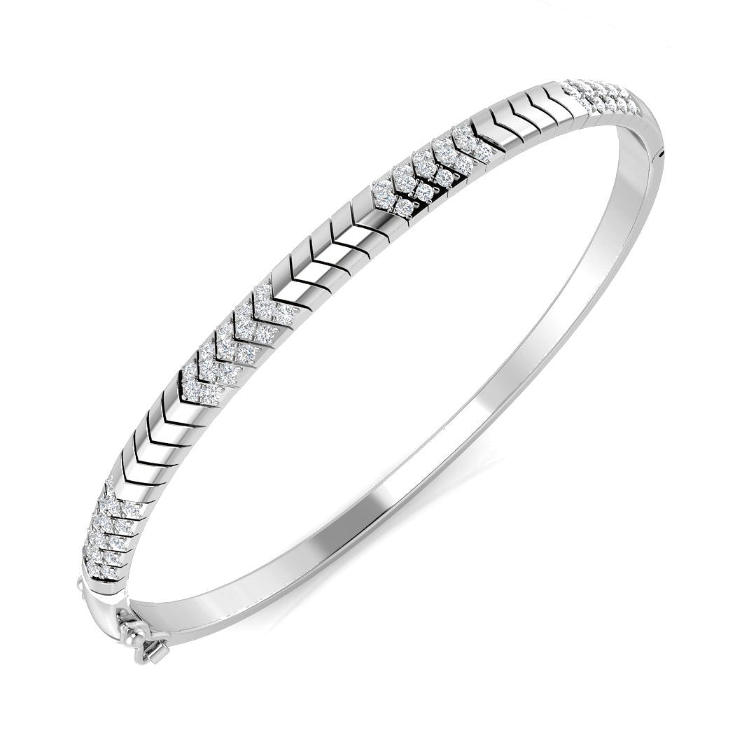 SBK1173 — Bangle - 9k White Gold