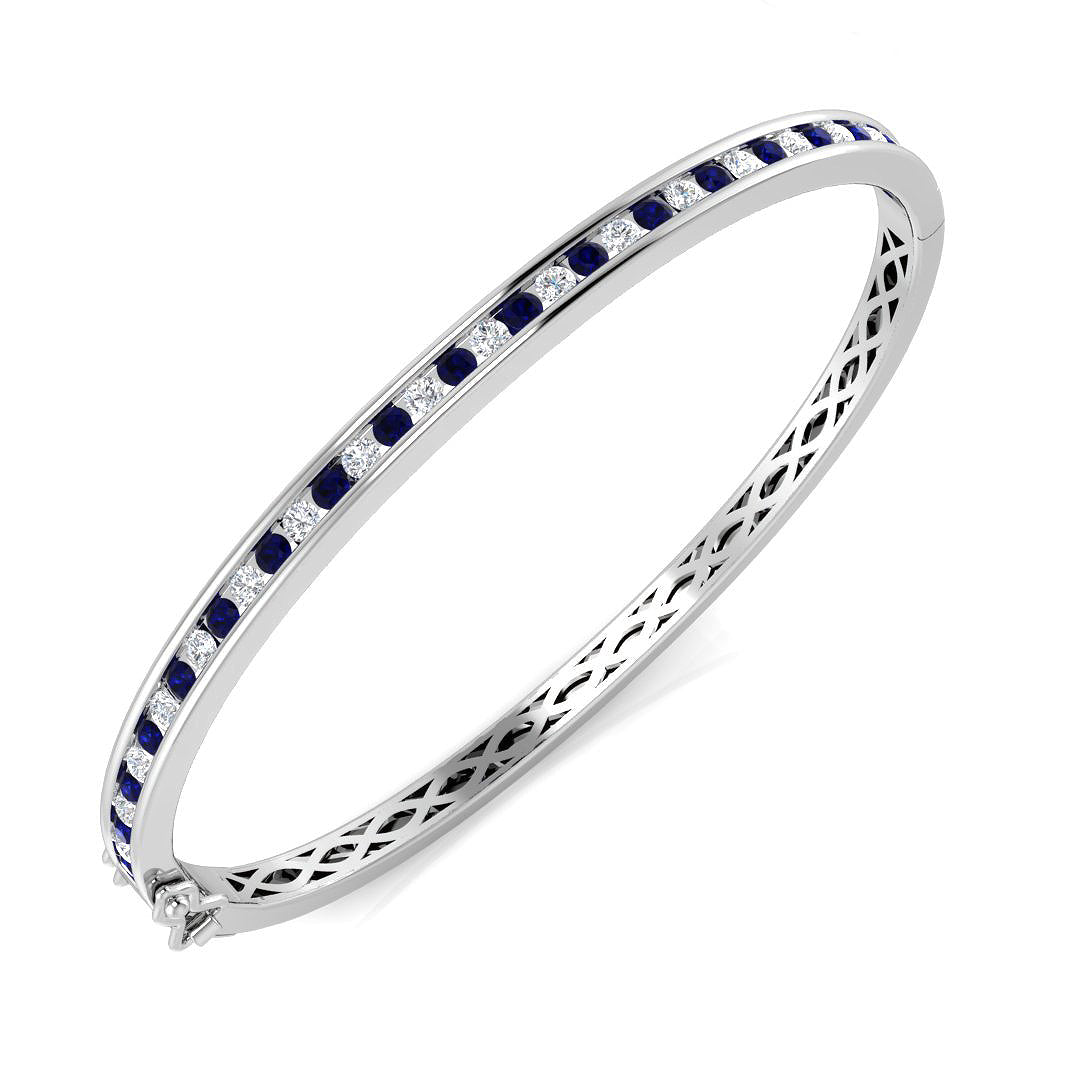 SBK1179 — Bangle - 9k White Gold