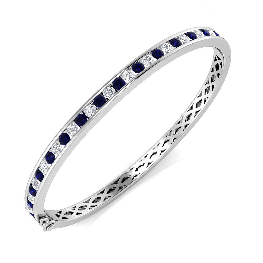 SBK1181 — Bangle - 9k White Gold