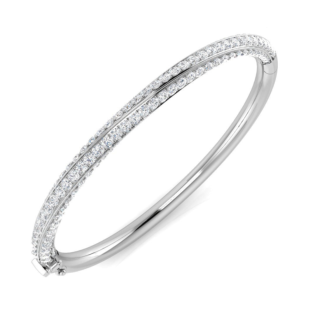 SBK1194 — Bangle - 9k White Gold