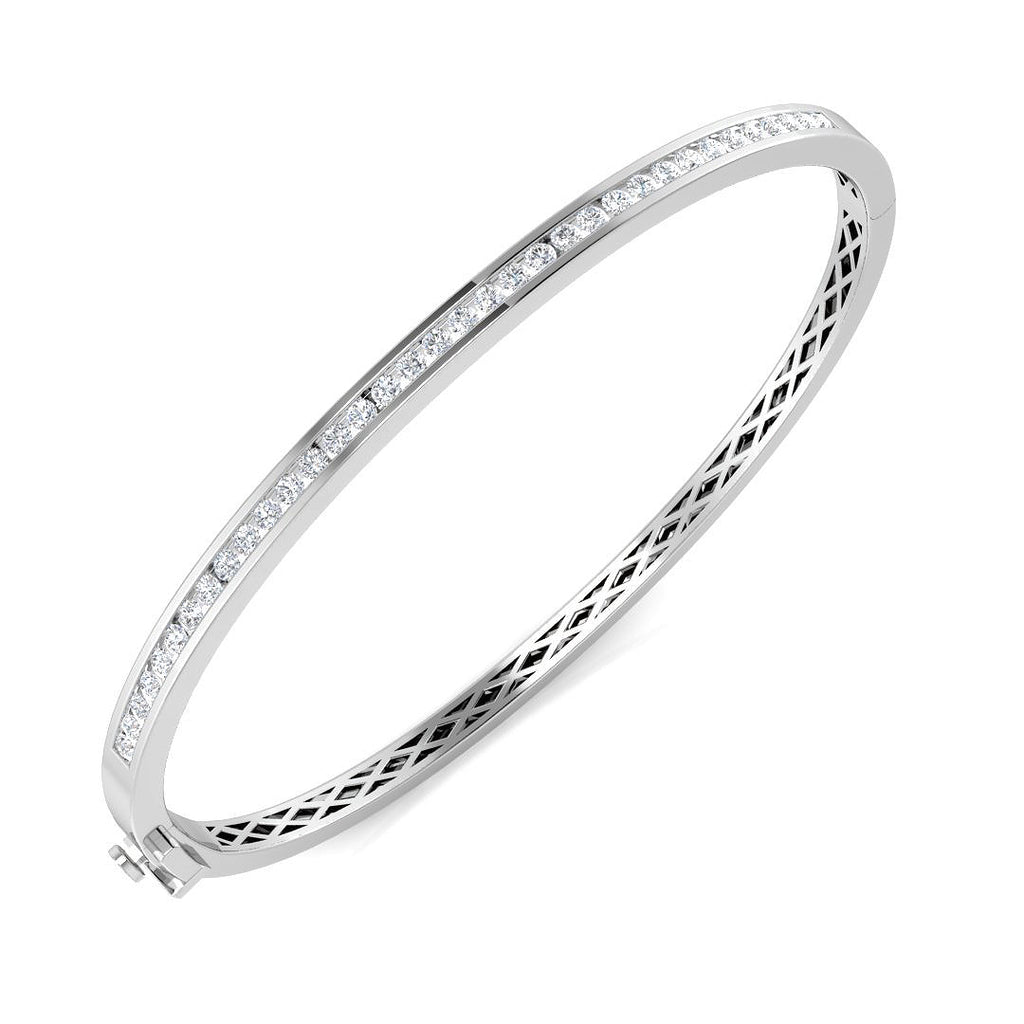 SBK1201 — Bangle - 9k White Gold