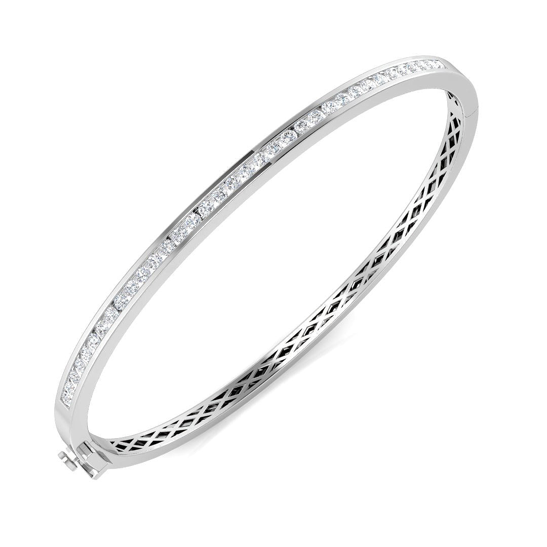SBK1201 — Bangle - 9k White Gold