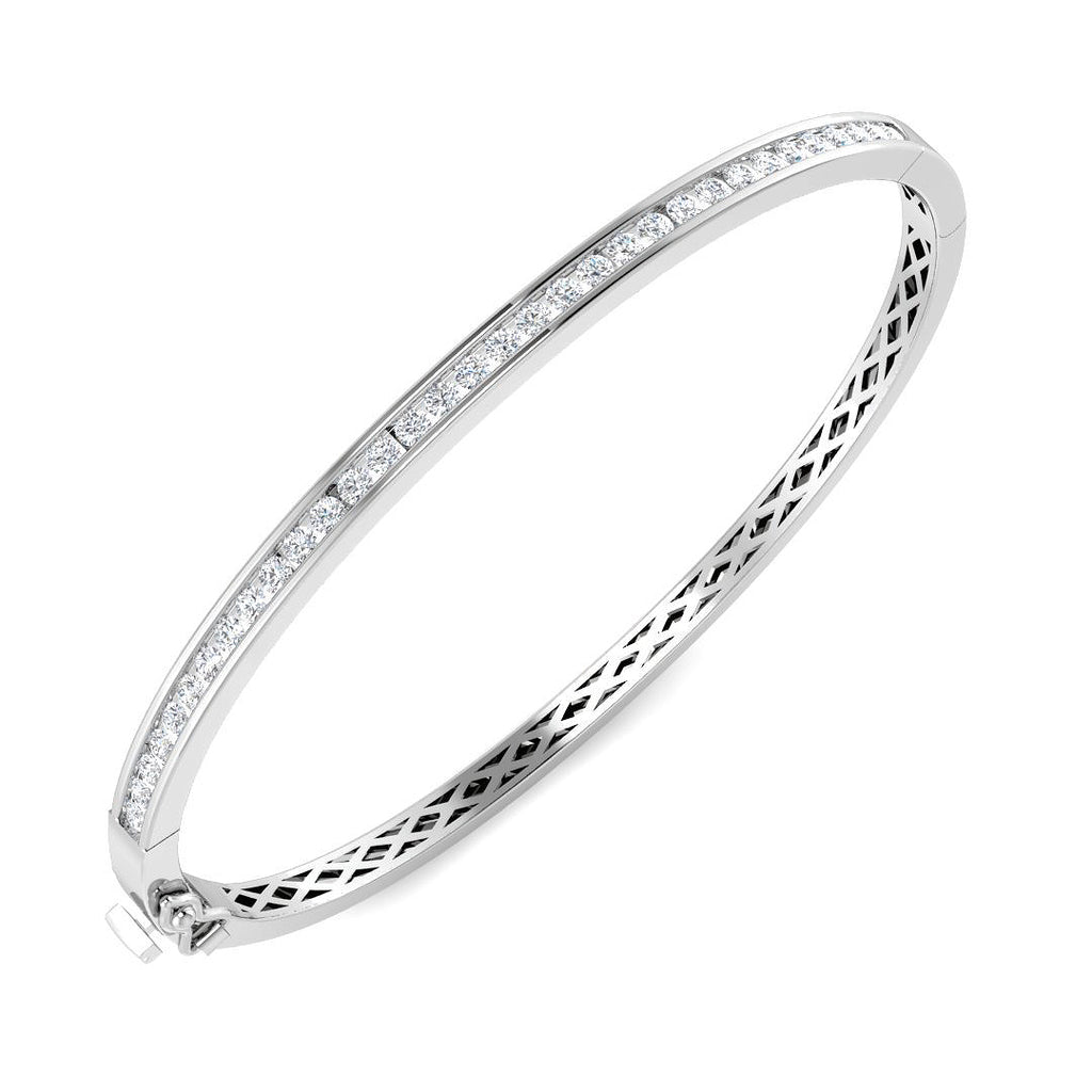 SBK1214 — Bangle - 9k White Gold