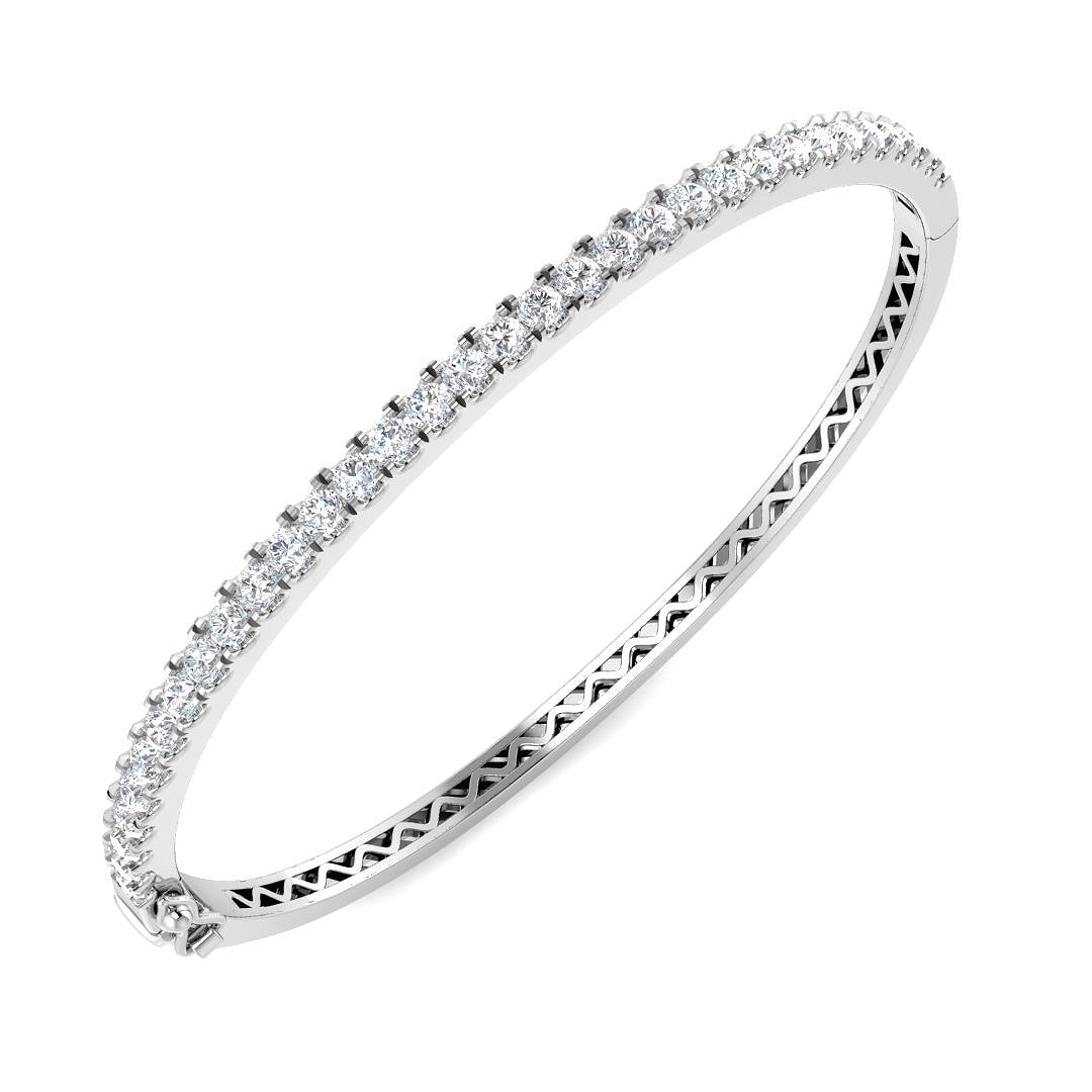 SBK1232 — Bangle - 9k White Gold