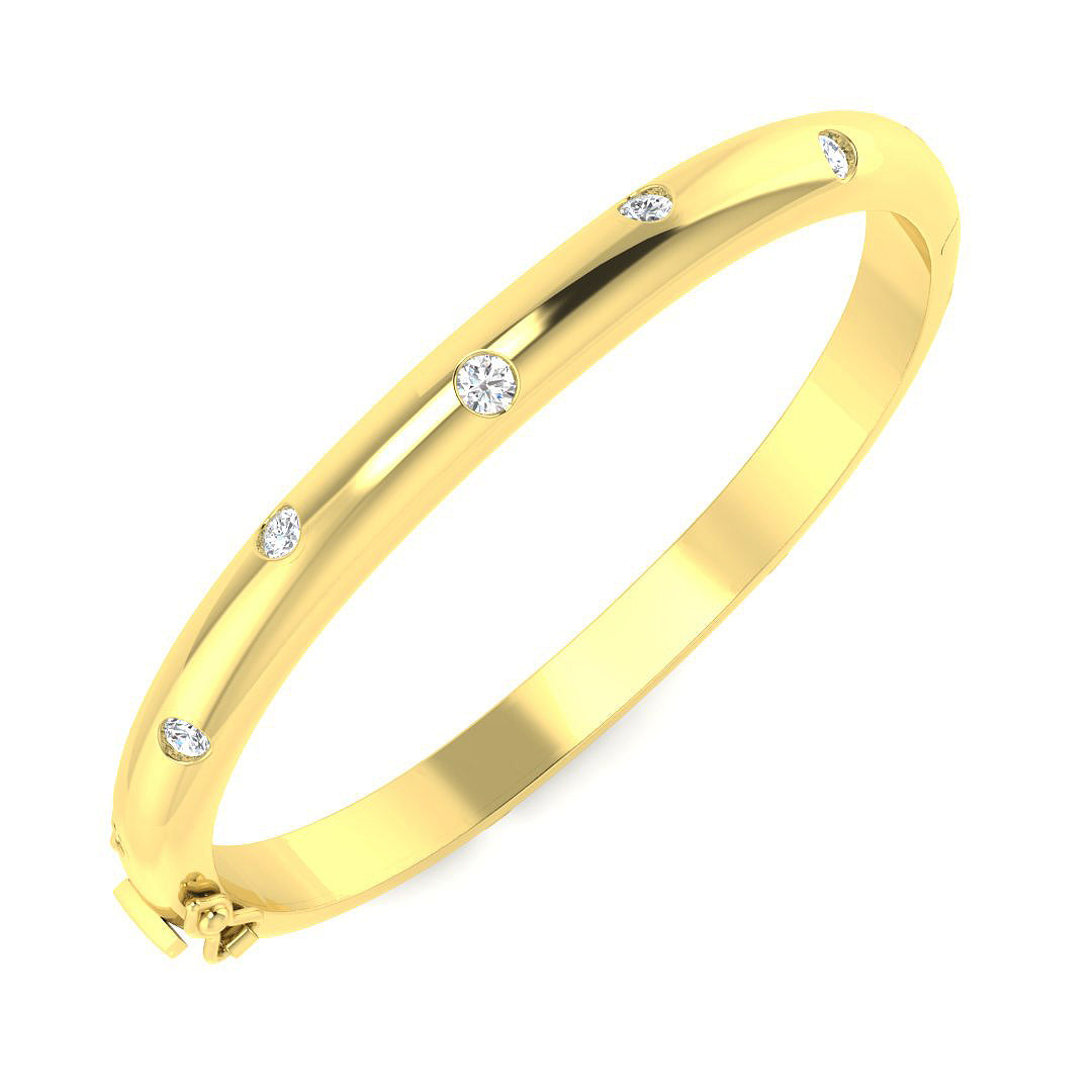 SBK1238 — Bangle - 9k Yellow Gold