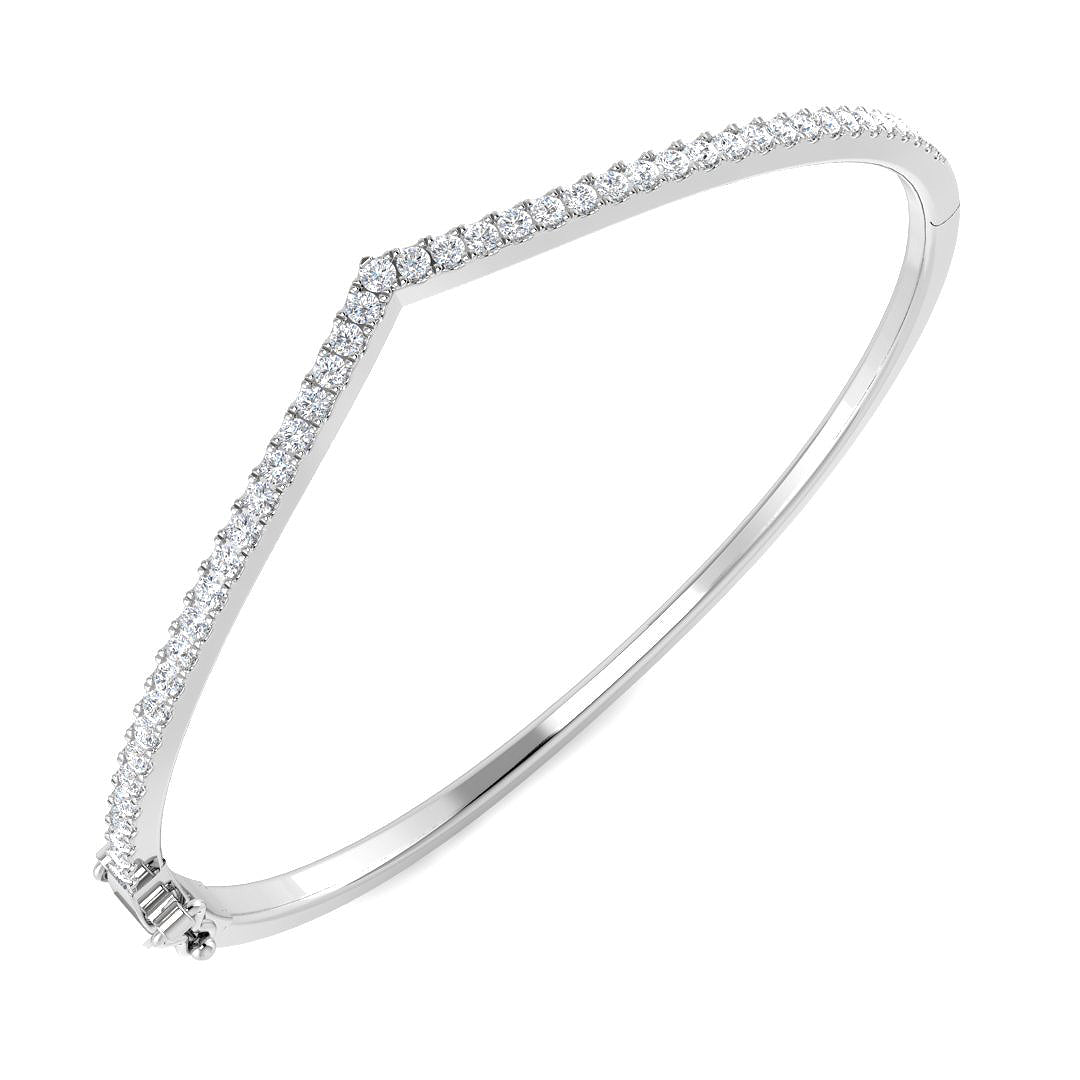 SBK1249 — Bangle - 9k White Gold