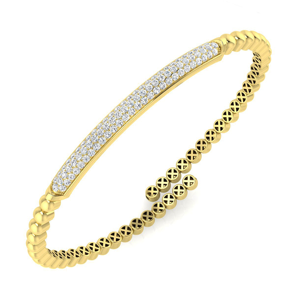 SBK886 — Bangle - 9k Yellow Gold