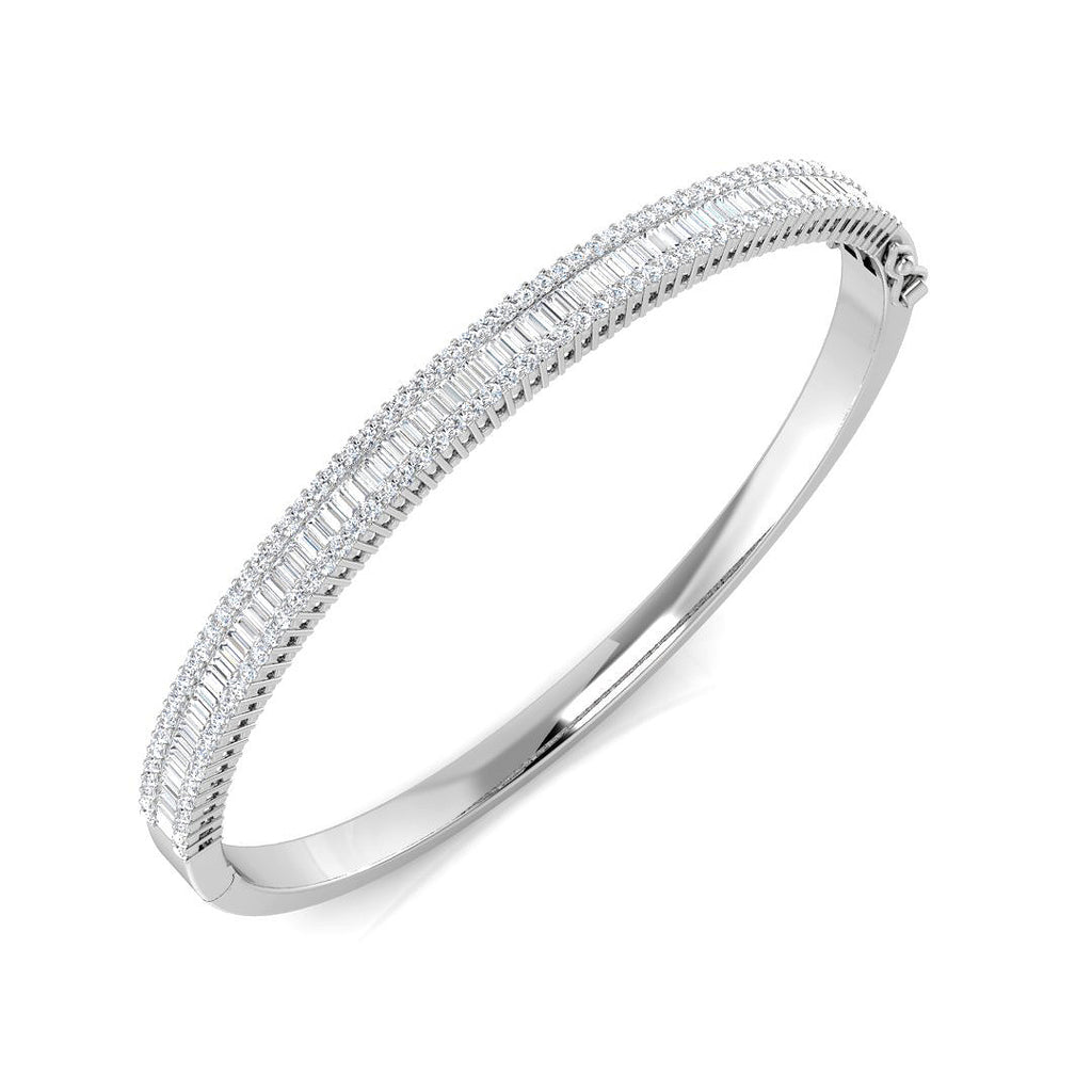 SBK892 — Bangle - 18k White Gold