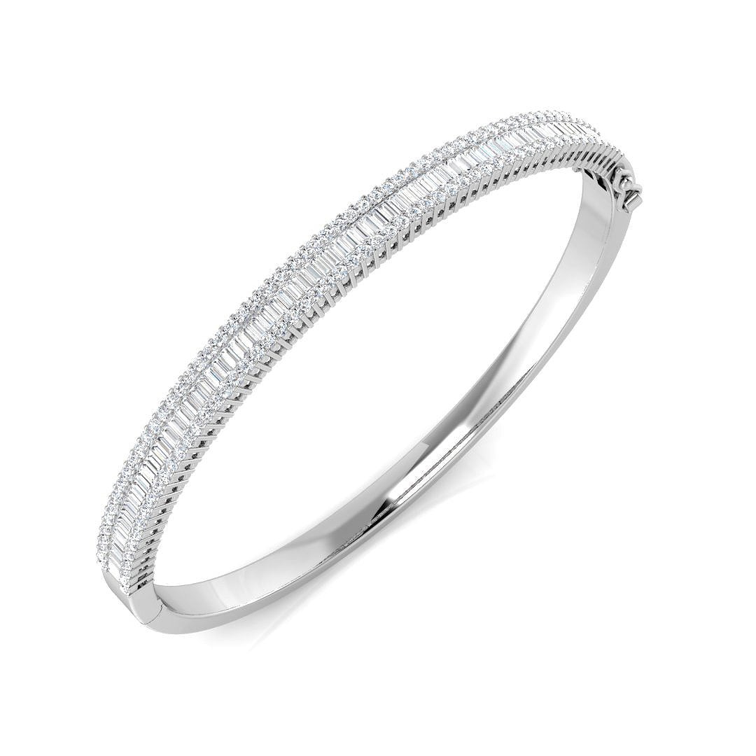 SBK892 — Bangle - 18k White Gold
