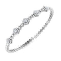 SBK909 — Bangle - 9k White Gold