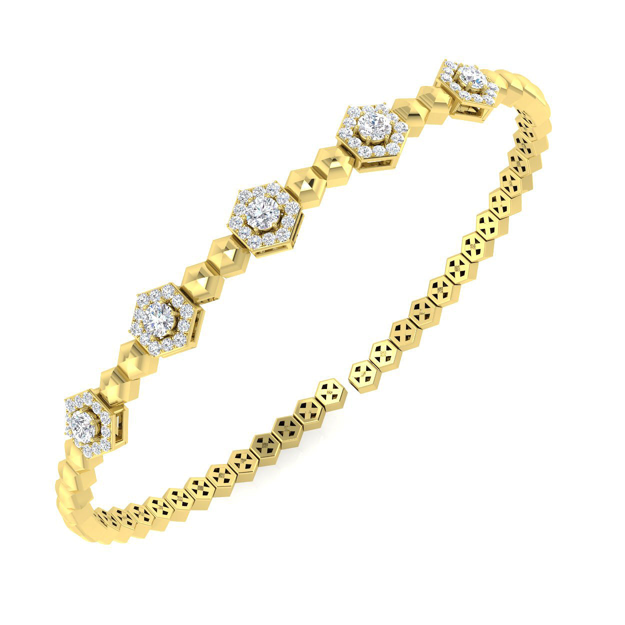 SBK909 — Bangle - 9k Yellow Gold