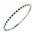 SBK958C — Bangle - 9k White Gold