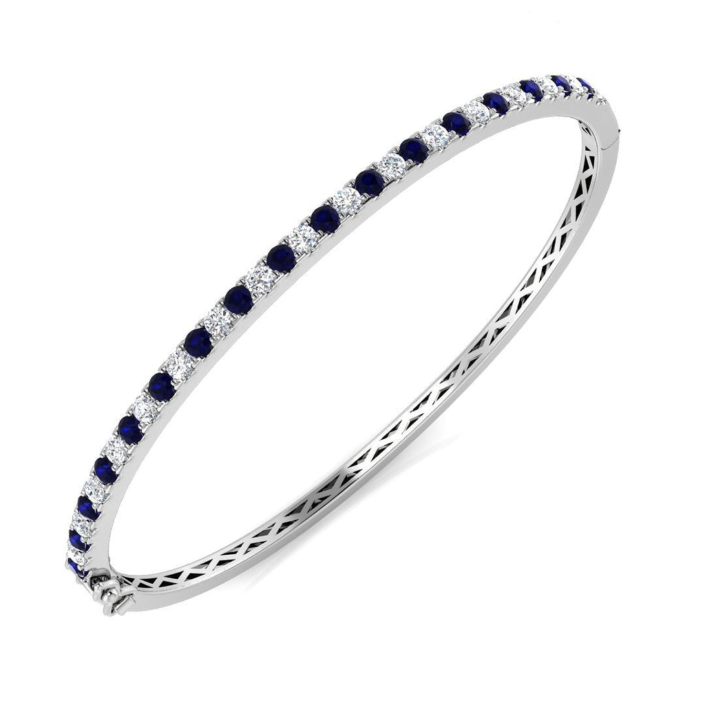 SBK958 — Bangle - 9k White Gold