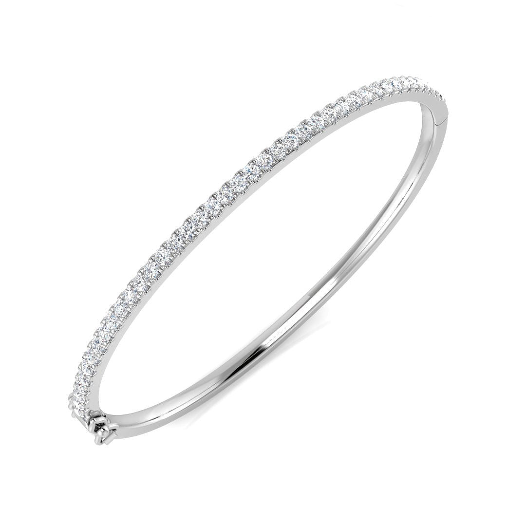 SBK960 — Bangle - 9k White Gold
