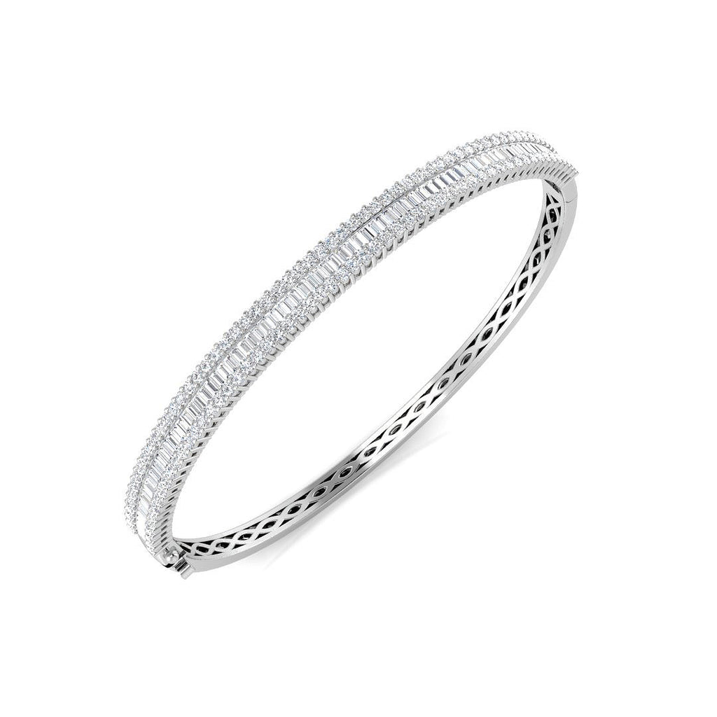 SBK969 — Bangle - 9k White Gold