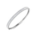 SBK969 — Bangle - 9k White Gold
