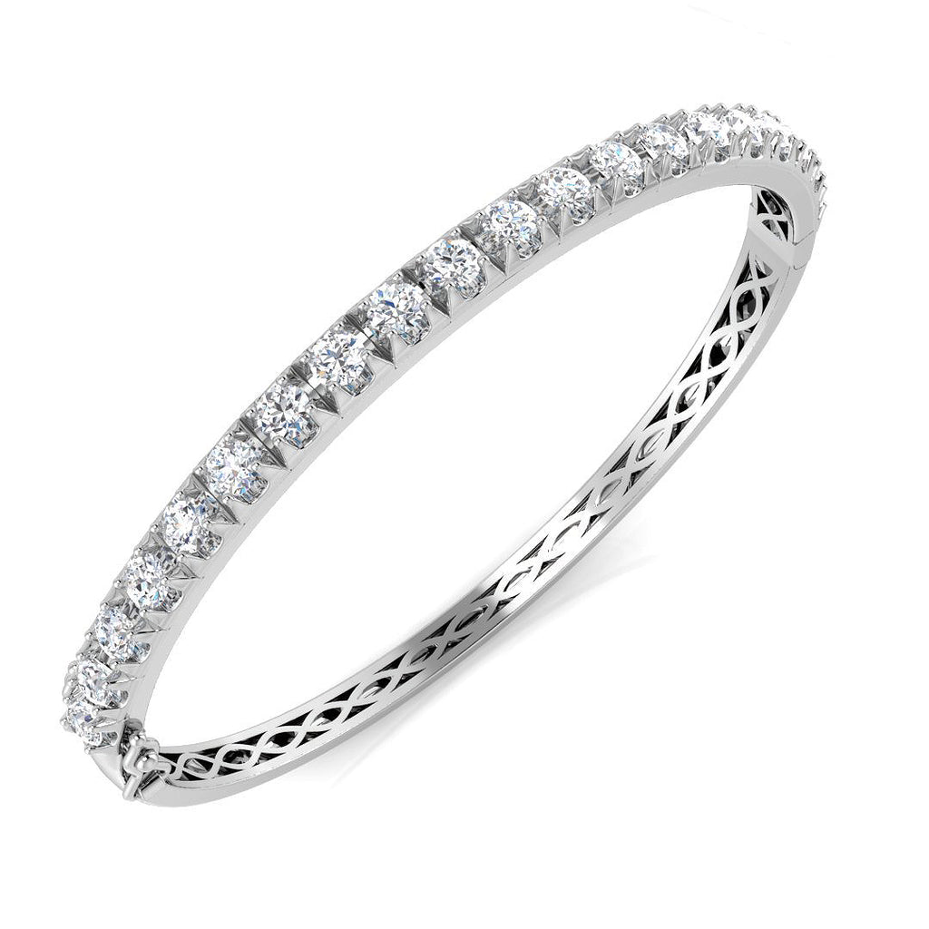sbk975 — Bangle - 9k White Gold