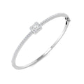 SBK976 — Bangle - 9k White Gold