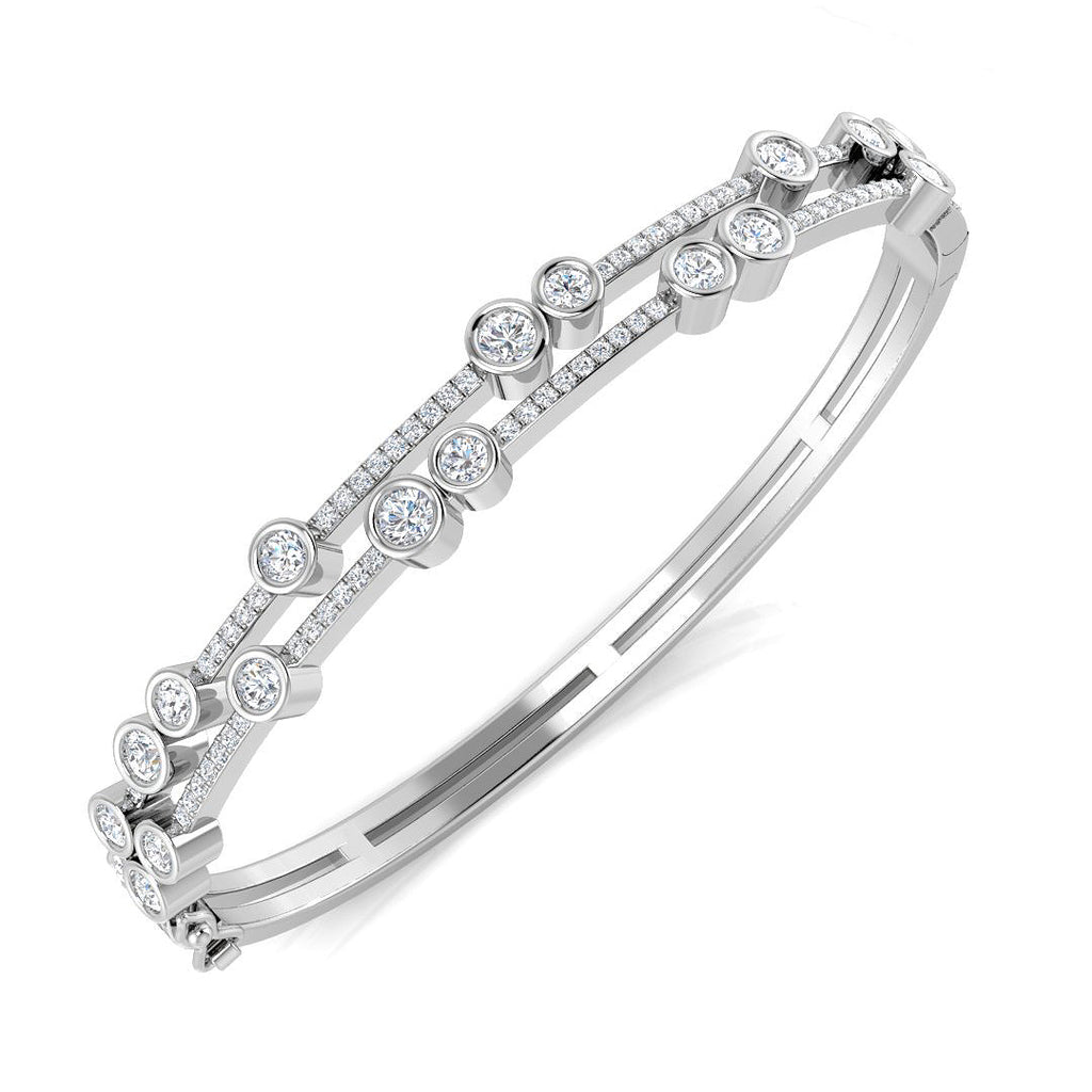 SBK983 — Bangle - 9k White Gold