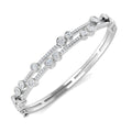 SBK983 — Bangle - 9k White Gold