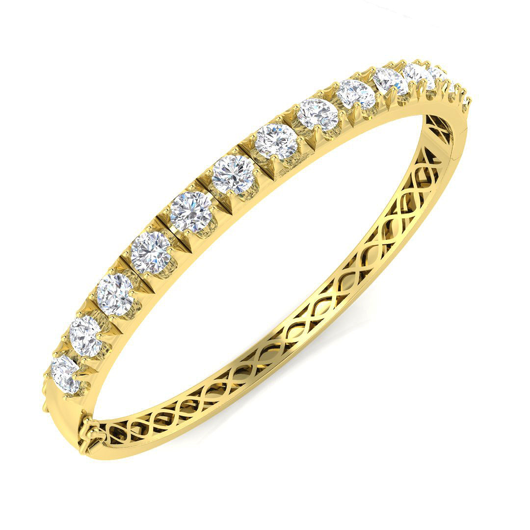 SBK988 — Bangle - 9k Yellow Gold