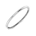 SBK998 — Bangle - 9k White Gold