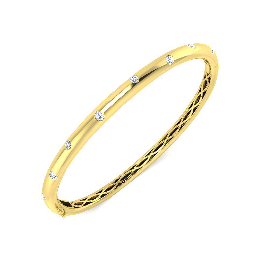 SBK998 — Bangle - 9k Yellow Gold